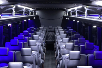 San Jose Charter Bus Interior