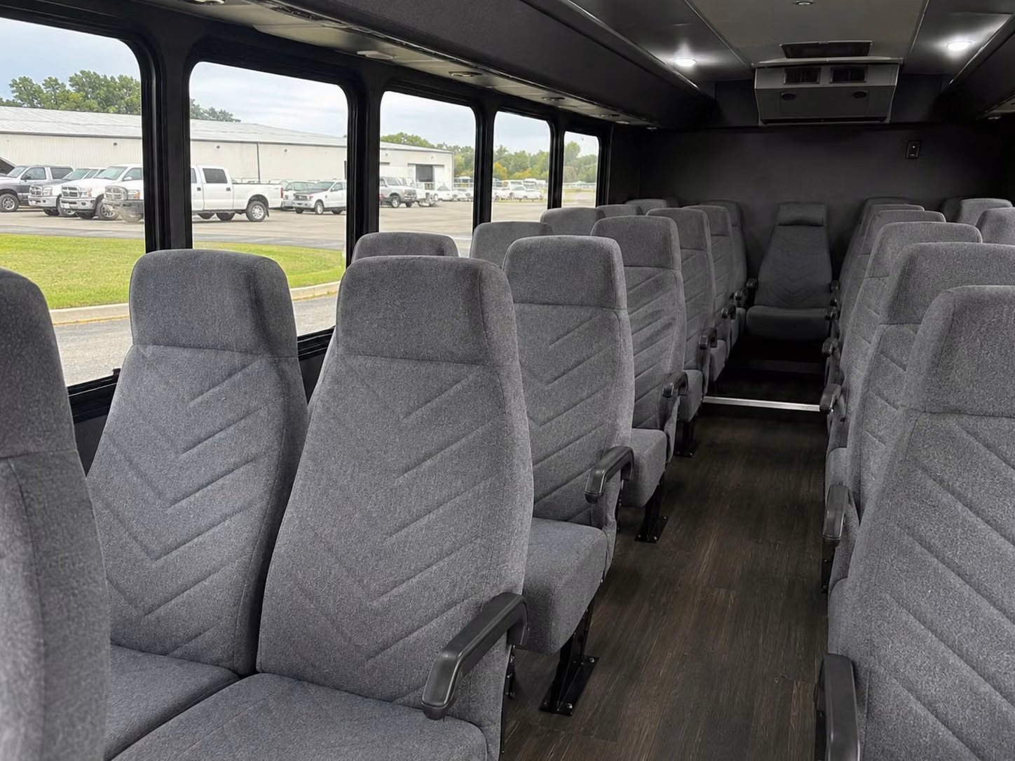 15 passenger minibus inside