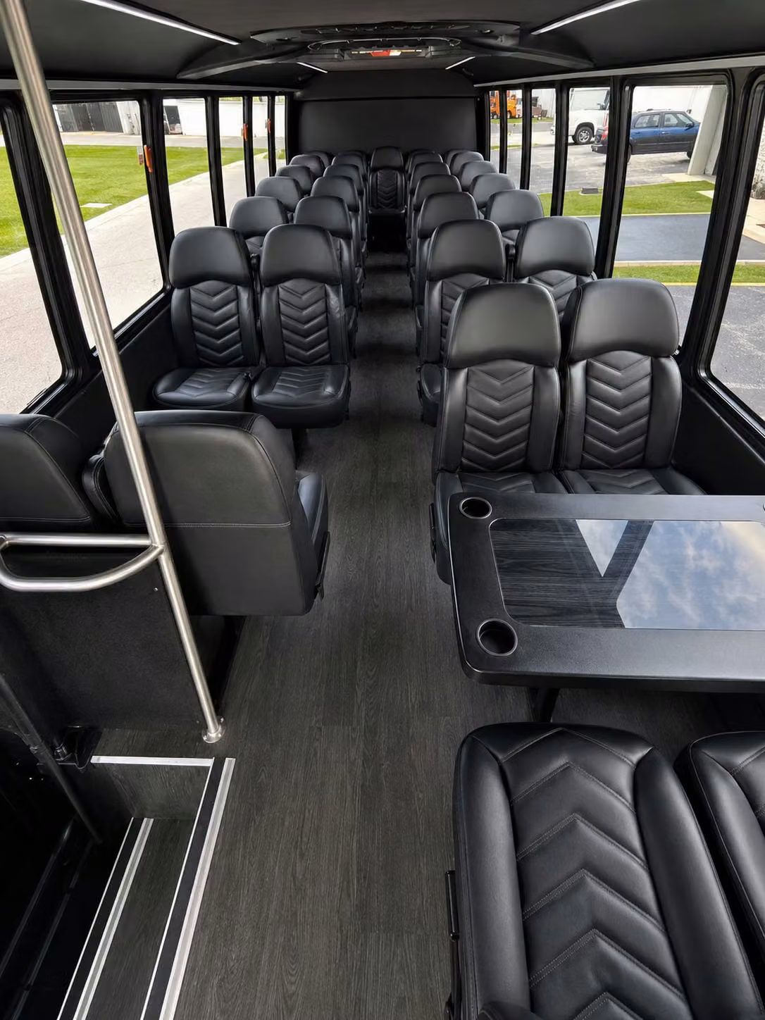 15 passenger minibus interior