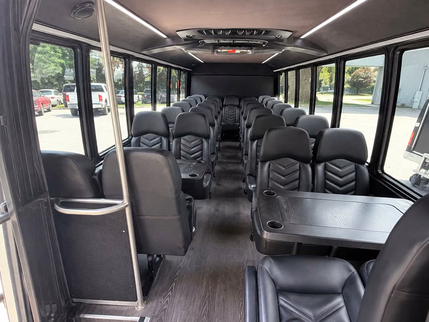 18 passenger minibus interior