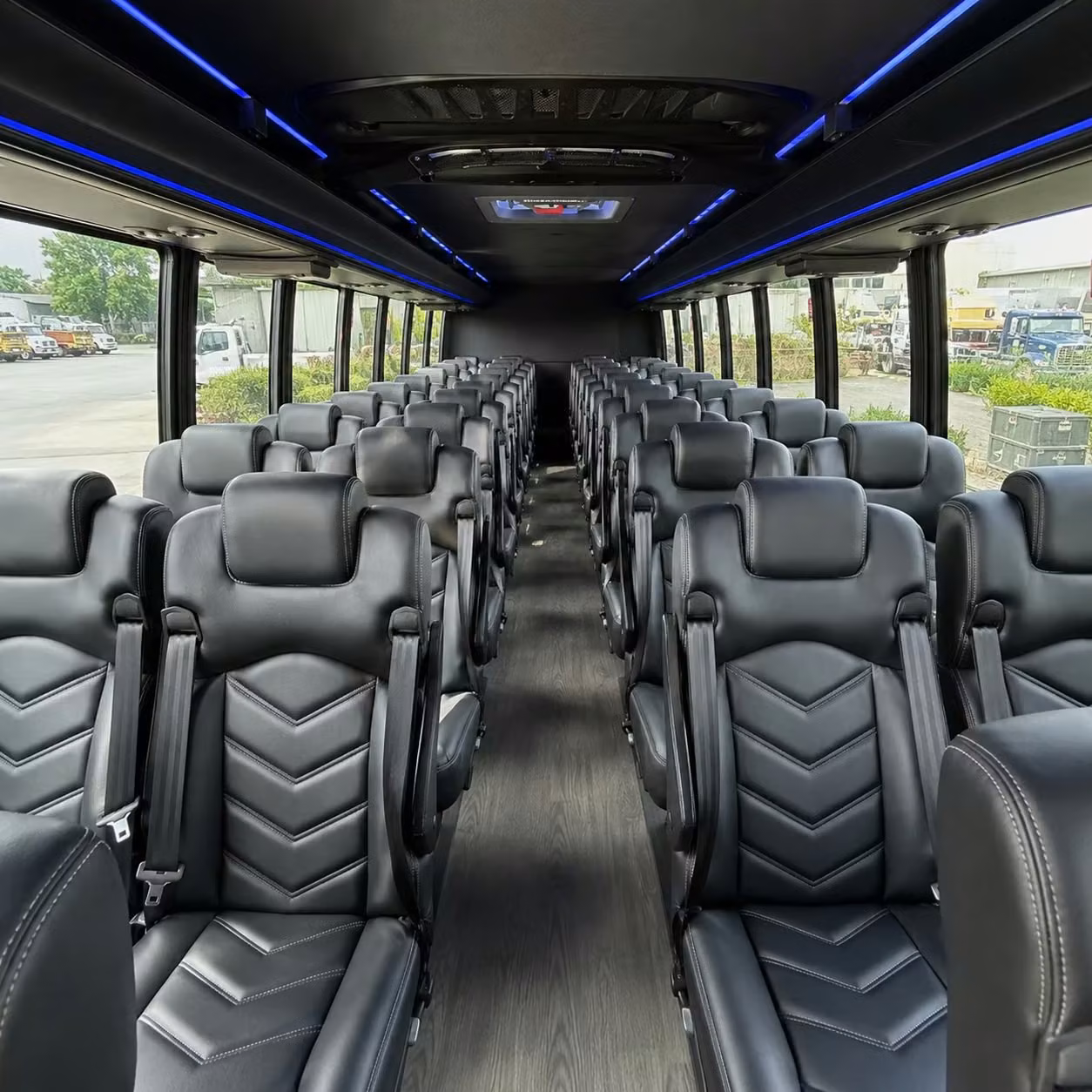 25 passenger minibus inside