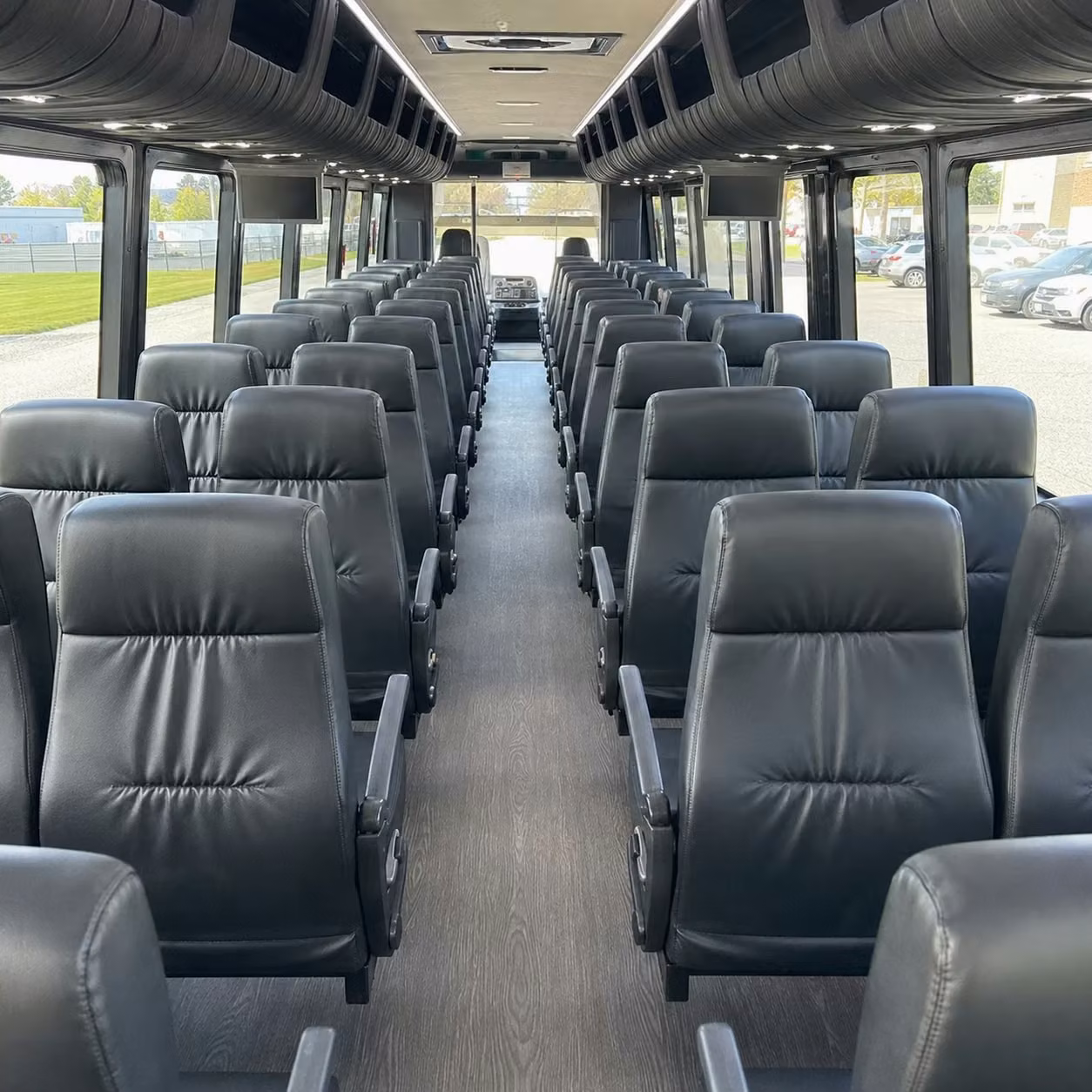28 passenger minibus inside
