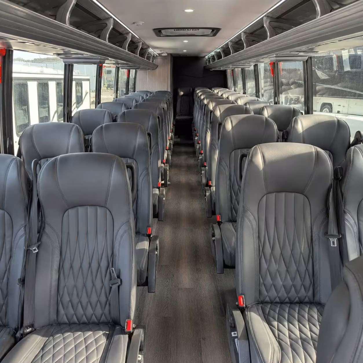 35 passenger minibus inside