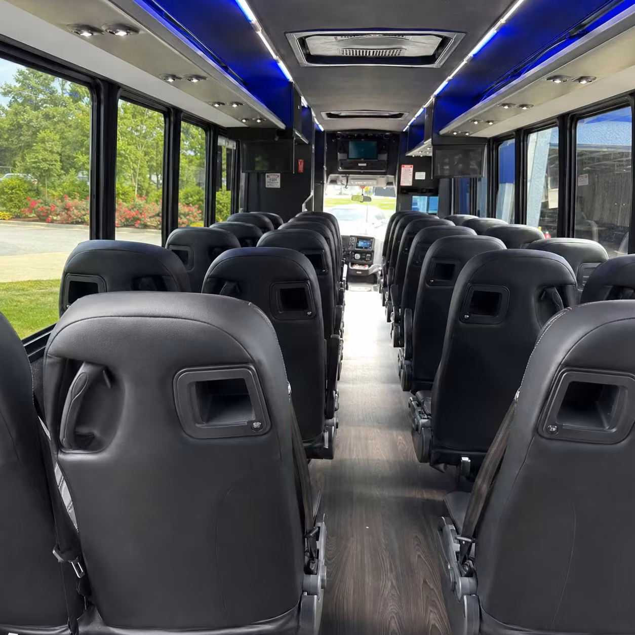 35 passenger minibus interior