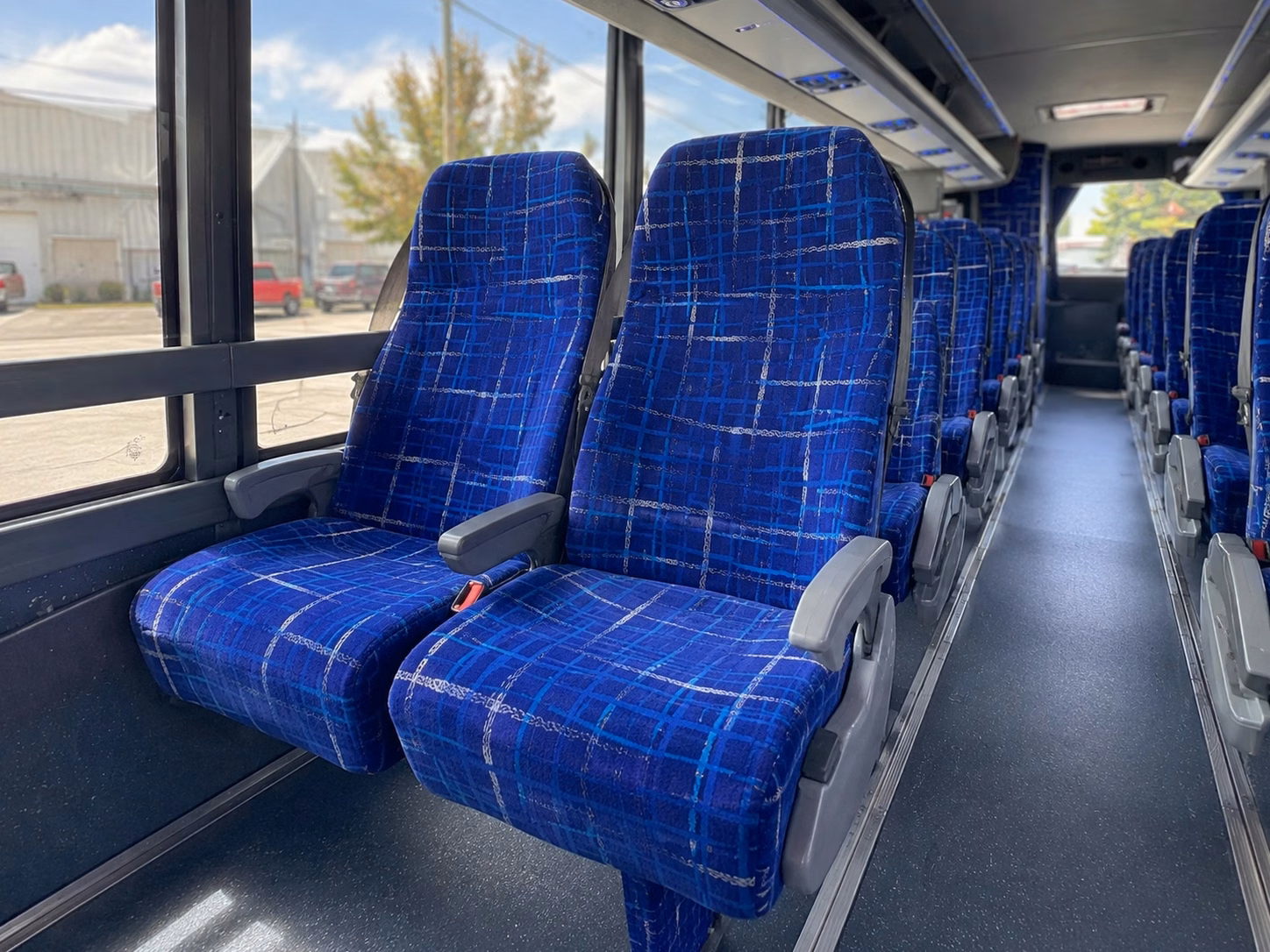 san jose charter bus interior