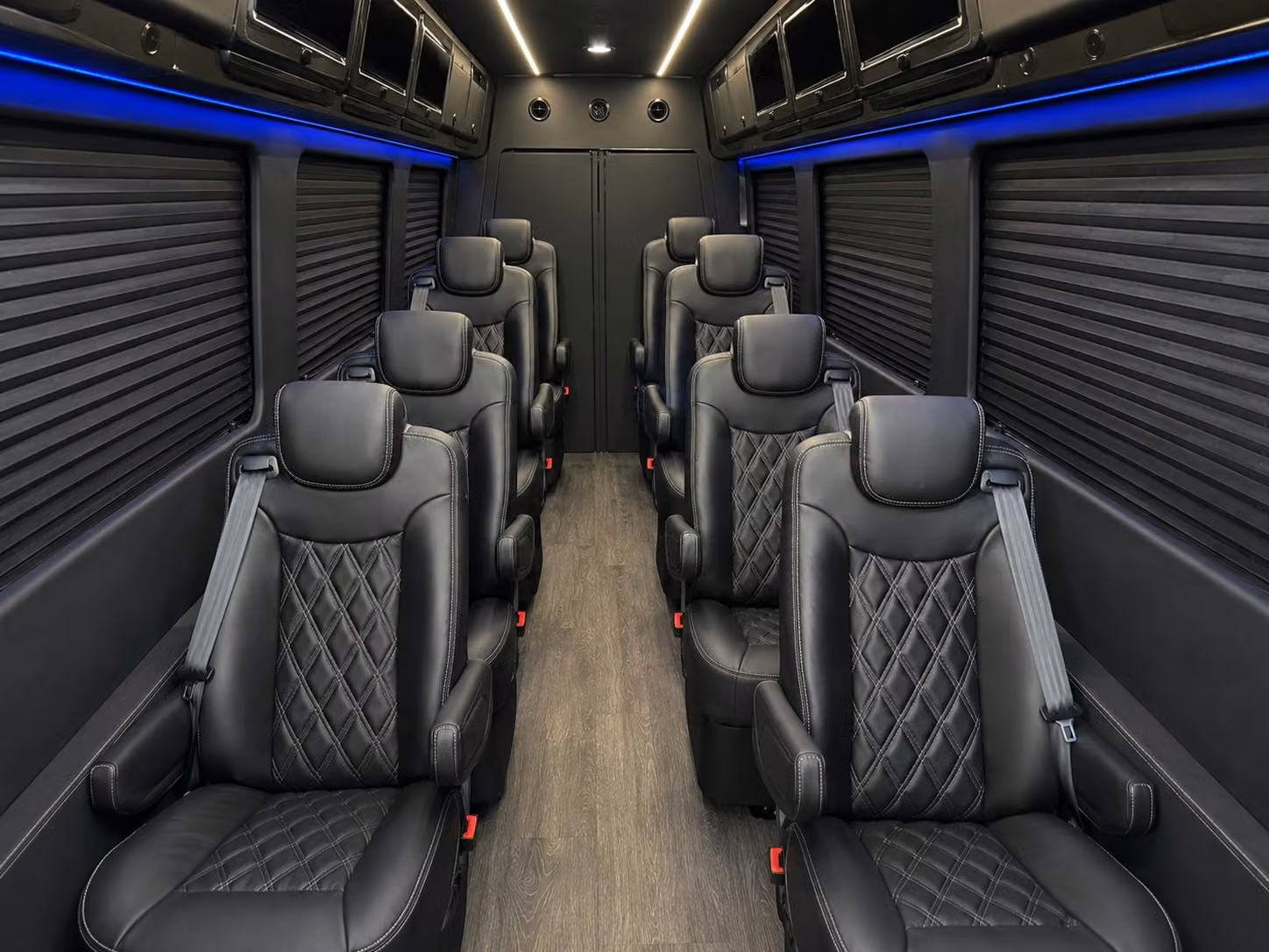 sprinter van with driver interior