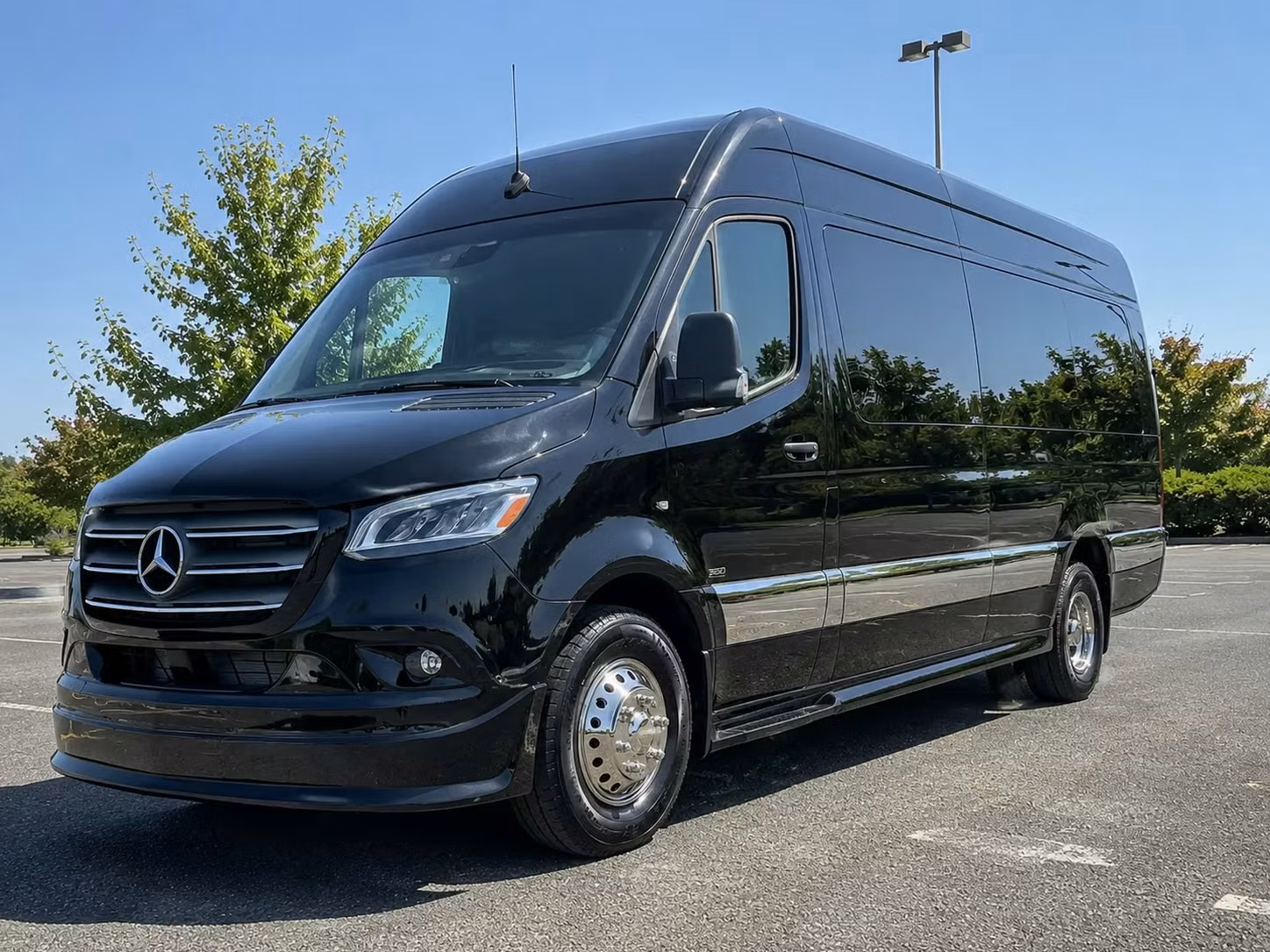 sprinter van with driver